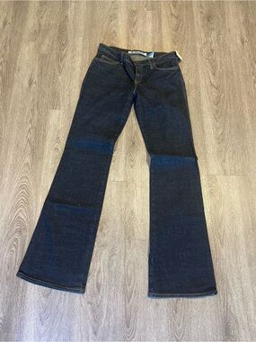 Gap Blue Ultra Low Rise Straight Jeans Size 10 Long New With Tags